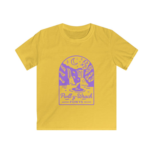 Kids Pwll Y Wrach T-shirt — Vintage Witch Graphic