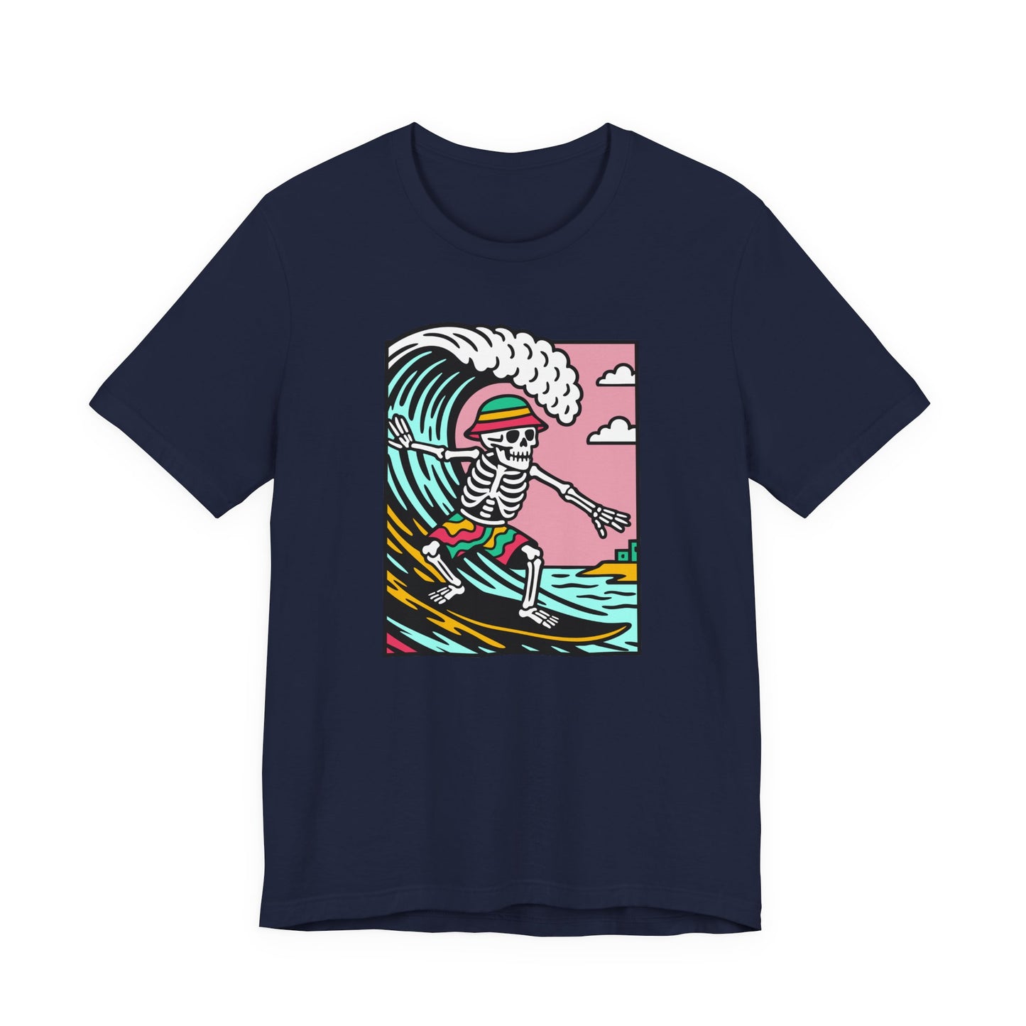 Skeleton Glyndŵr Surfer Graphic Tee (Unisex)