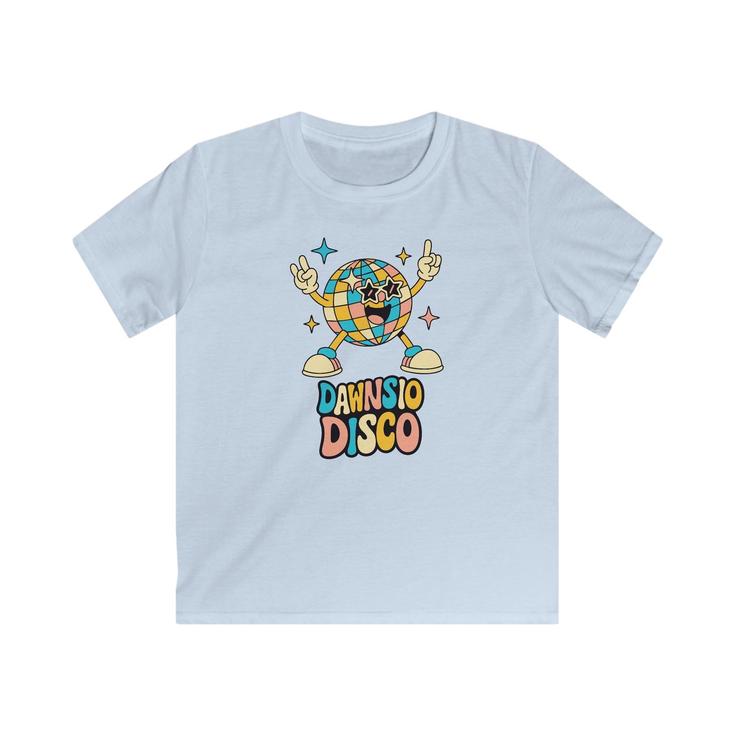 Kids Disco Tee – 'Dawnsio Disco' Retro Graphic Shirt