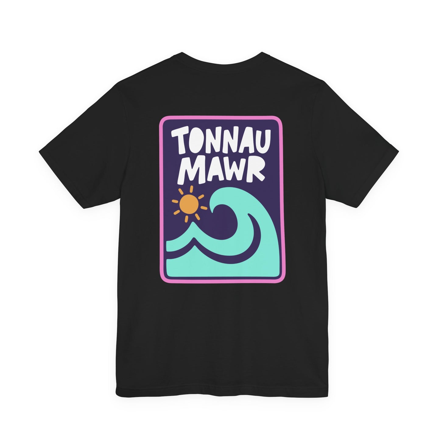 'Tonnau Mawr' - Welsh Surf UnisexTee (Double Sided)