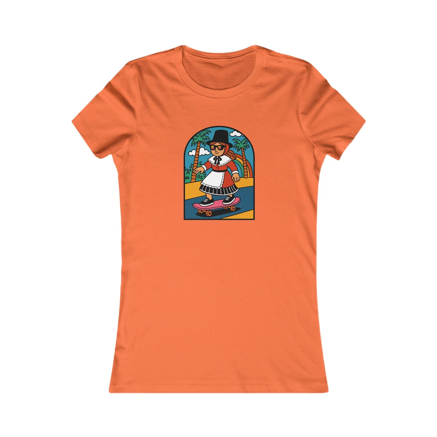 Women's Welsh Skateboard Graphic Tee