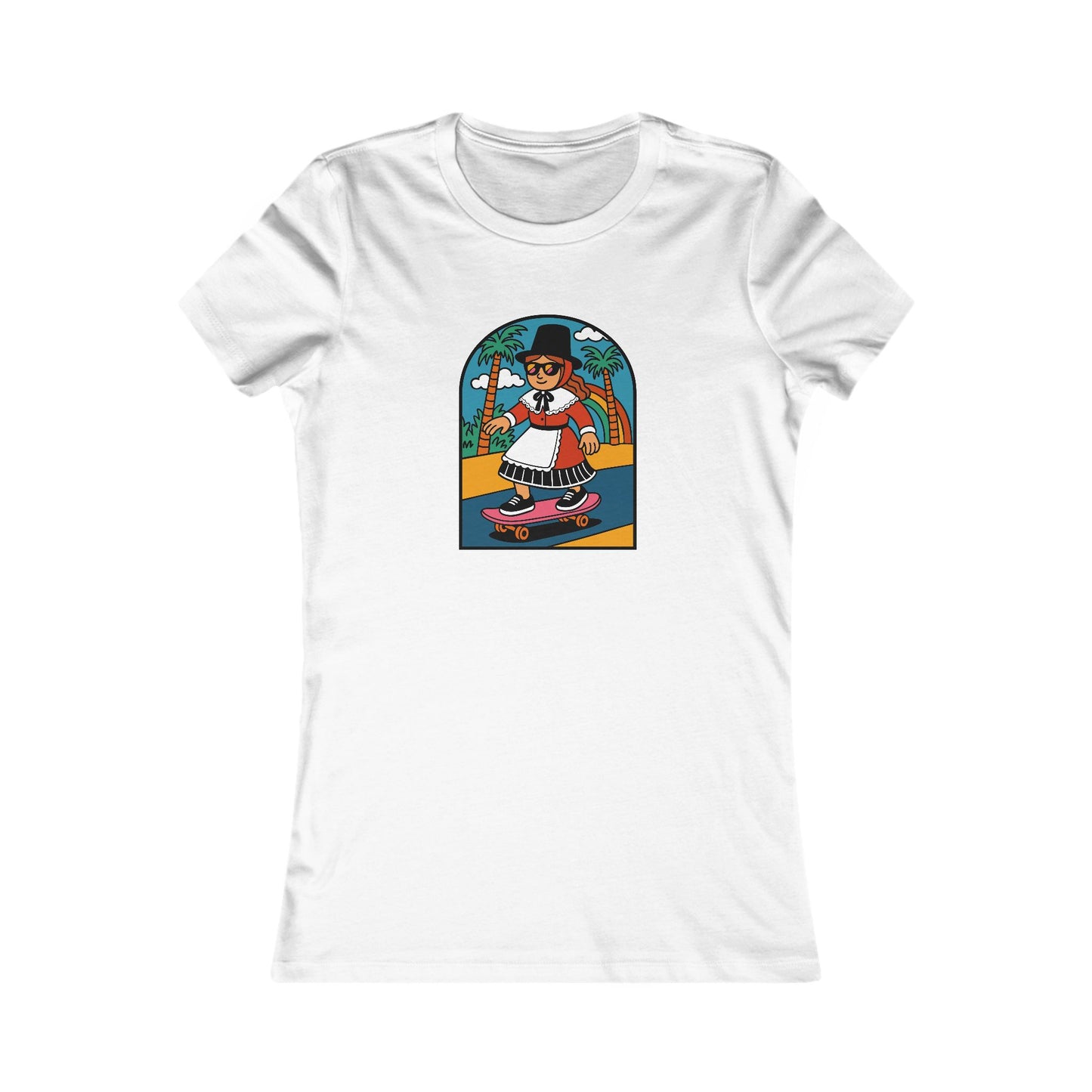 Women's Welsh Skateboard Graphic Tee