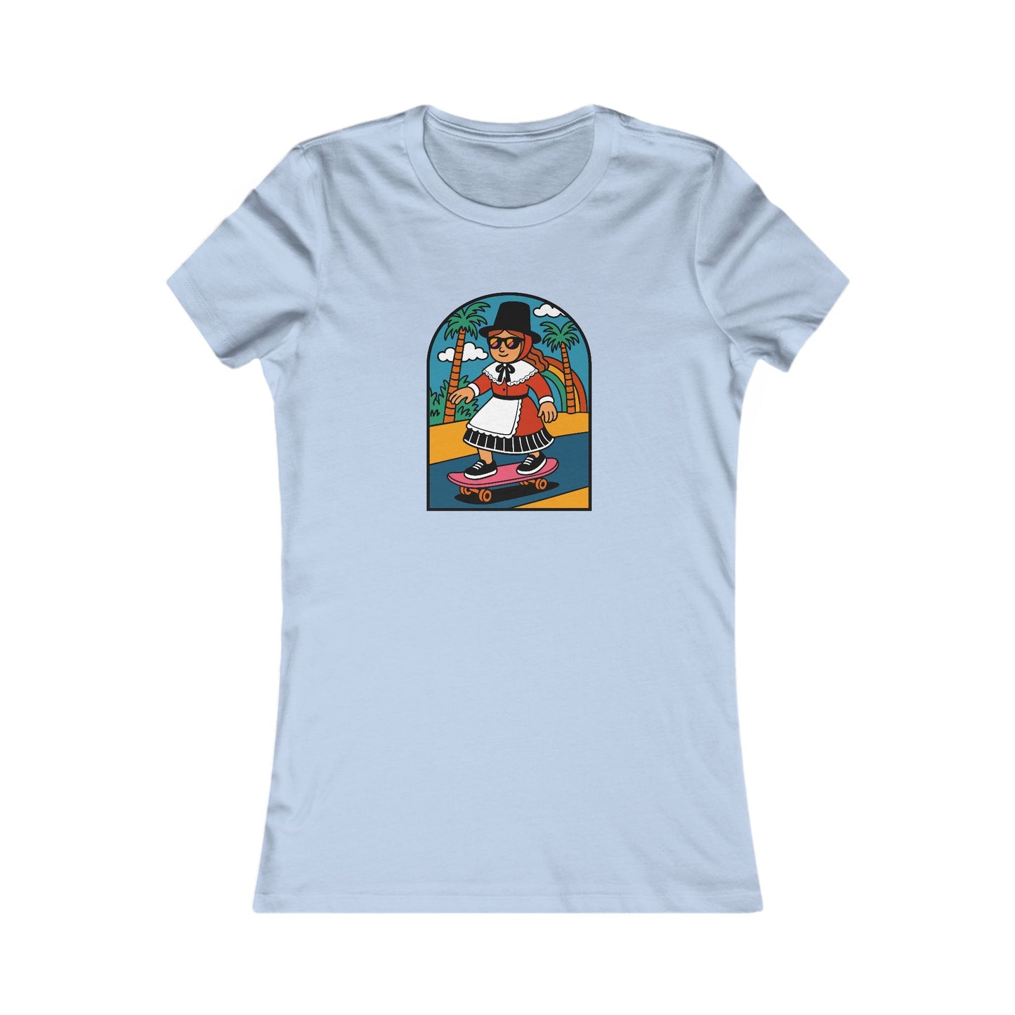 Women's Welsh Skateboard Graphic Tee