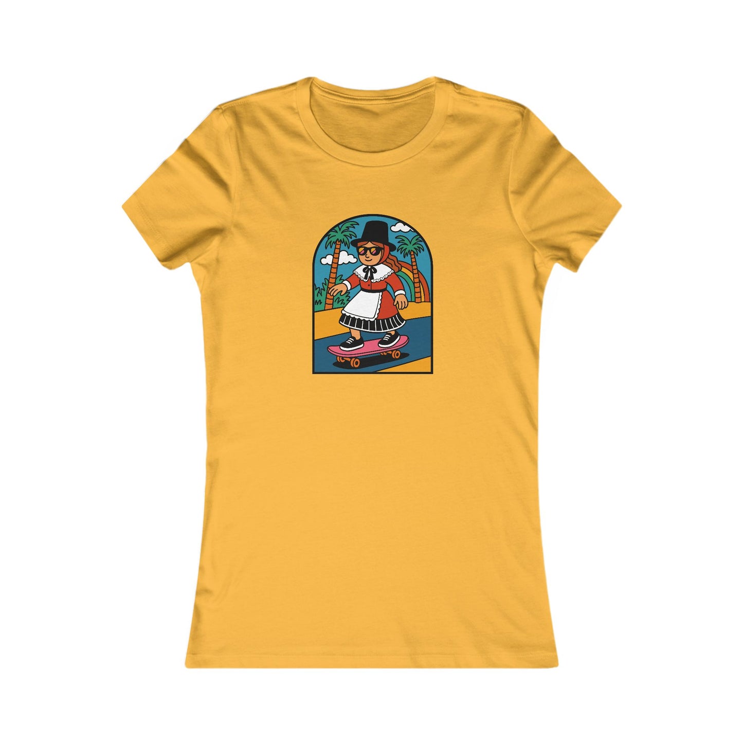 Women's Welsh Skateboard Graphic Tee