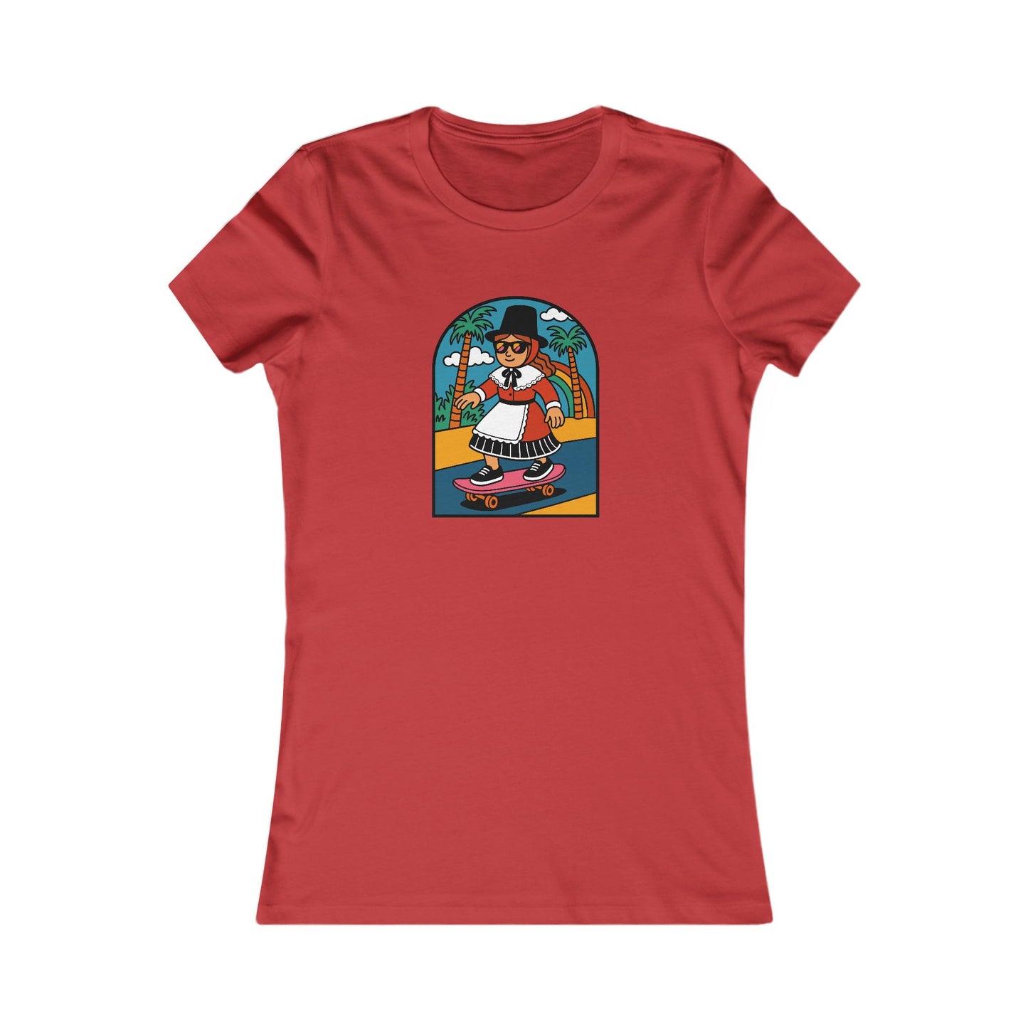 Women's Welsh Skateboard Graphic Tee