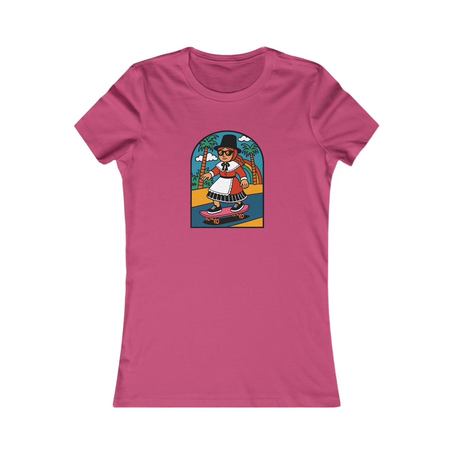 Women's Welsh Skateboard Graphic Tee
