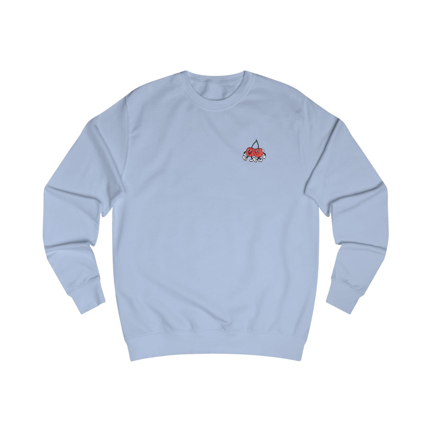 Retro Cherry Unisex Sweatshirt - 'Ceirios Trelew, Patagonia' (Double Sided)