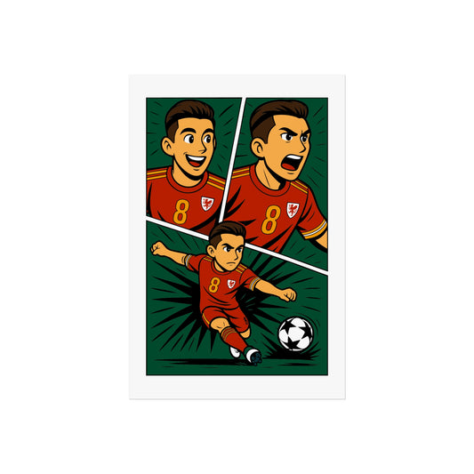Harry Wilson Anime Style Fine Art Poster