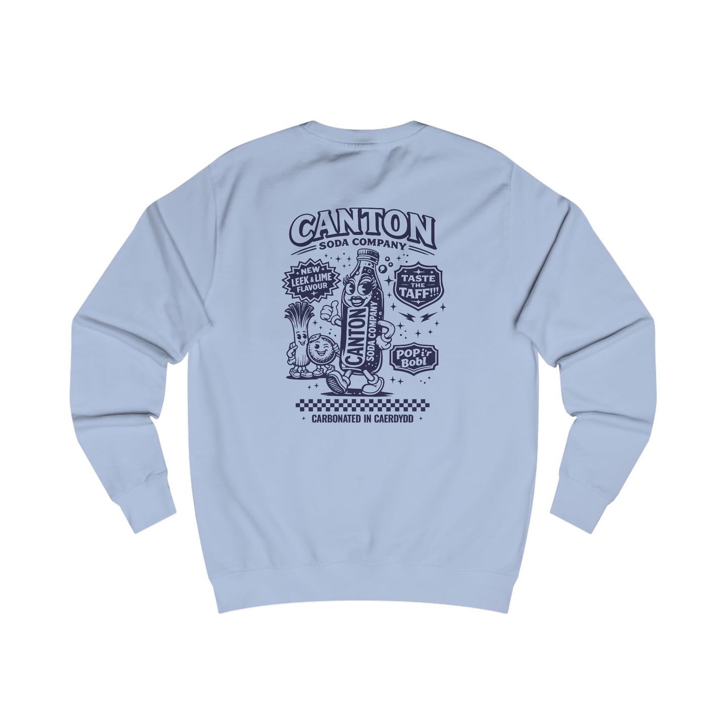 Canton Soda Co. Unisex Sweatshirt - Retro Soda Pop Design (Double Sided)