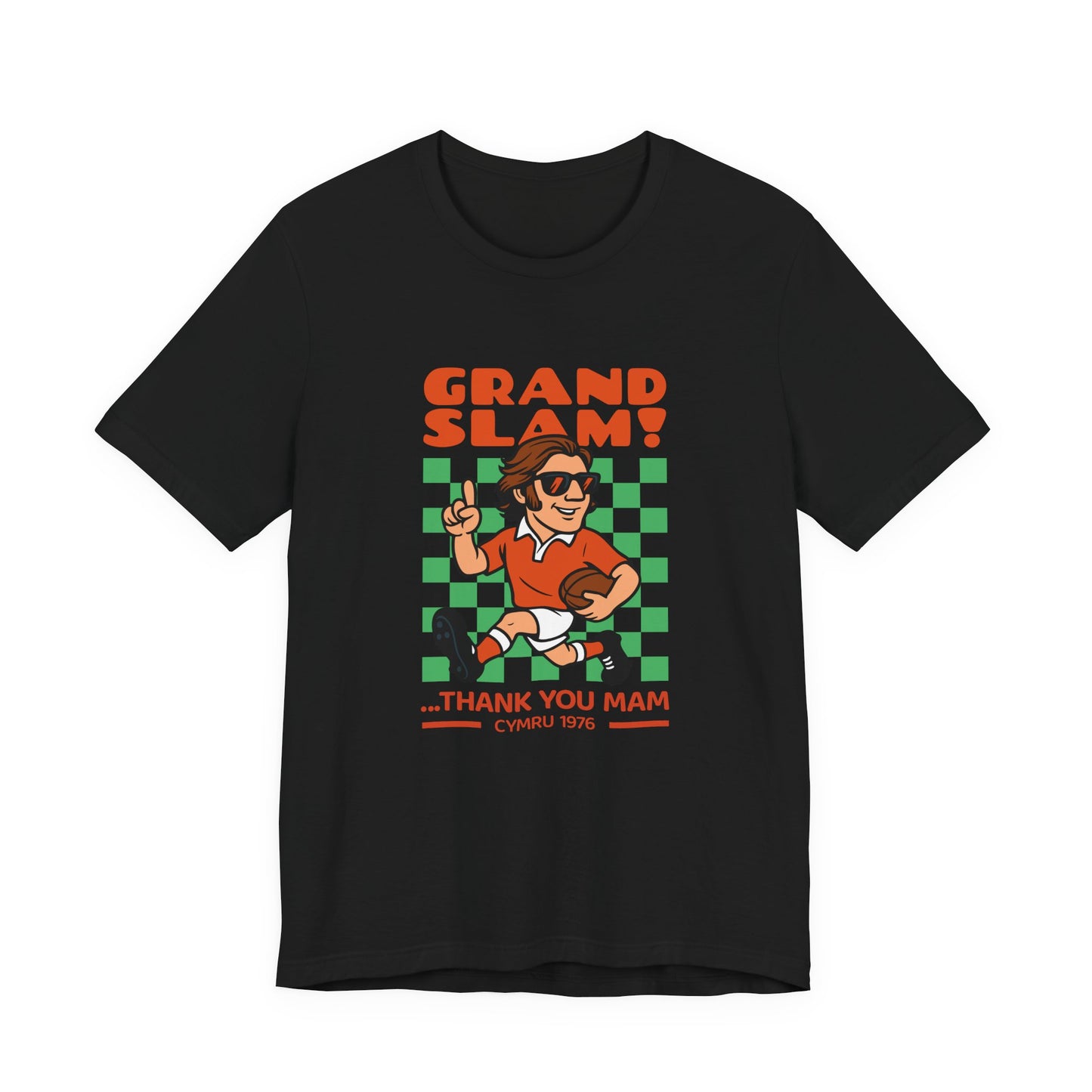 Vintage Wales 1976 Grand Slam Rugby T-shirt (unisex) - Retro Rugby Tee