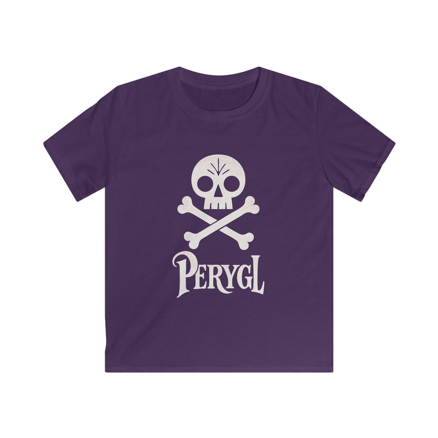 Kids Pirate 'Perygl' T-Shirt - Vintage Skull & Crossbones