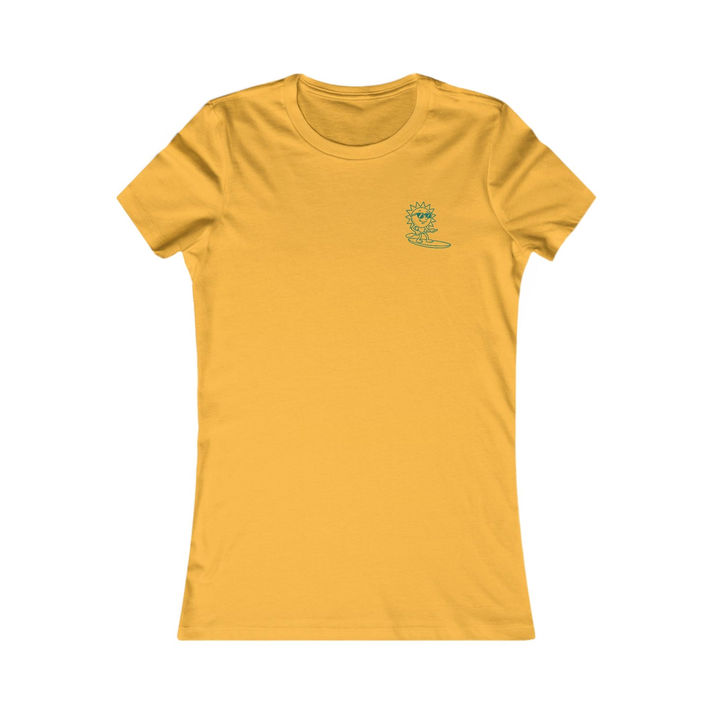 Women's Vintage Llangorse Lake Tee - Paddleboard Sun Graphic (Double Sided)