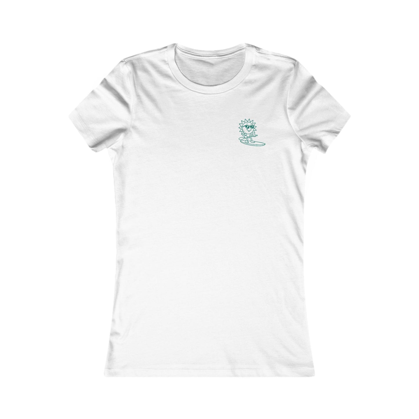 Women's Vintage Llangorse Lake Tee - Paddleboard Sun Graphic (Double Sided)