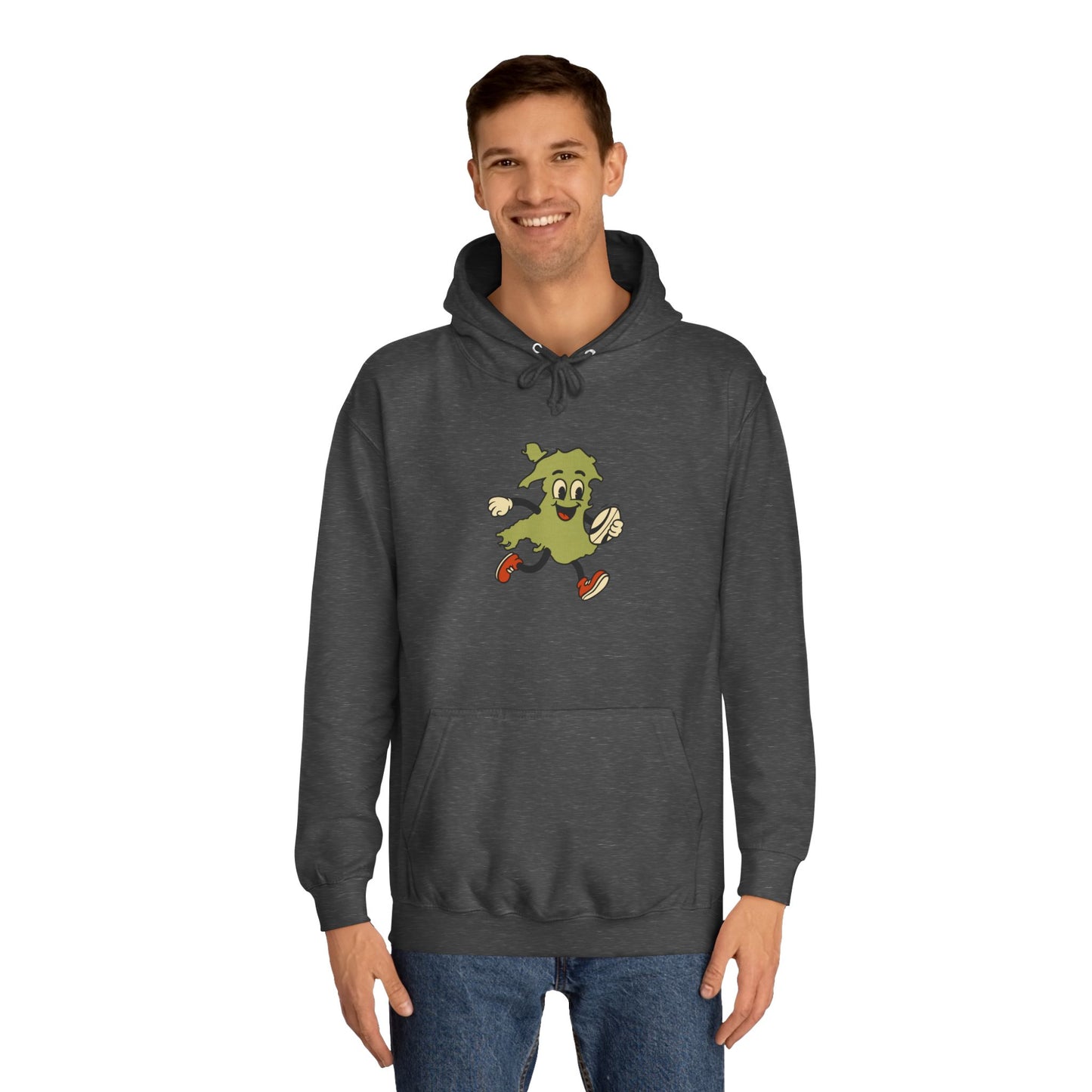 Retro Welsh Rugby Map Unisex Hoodie