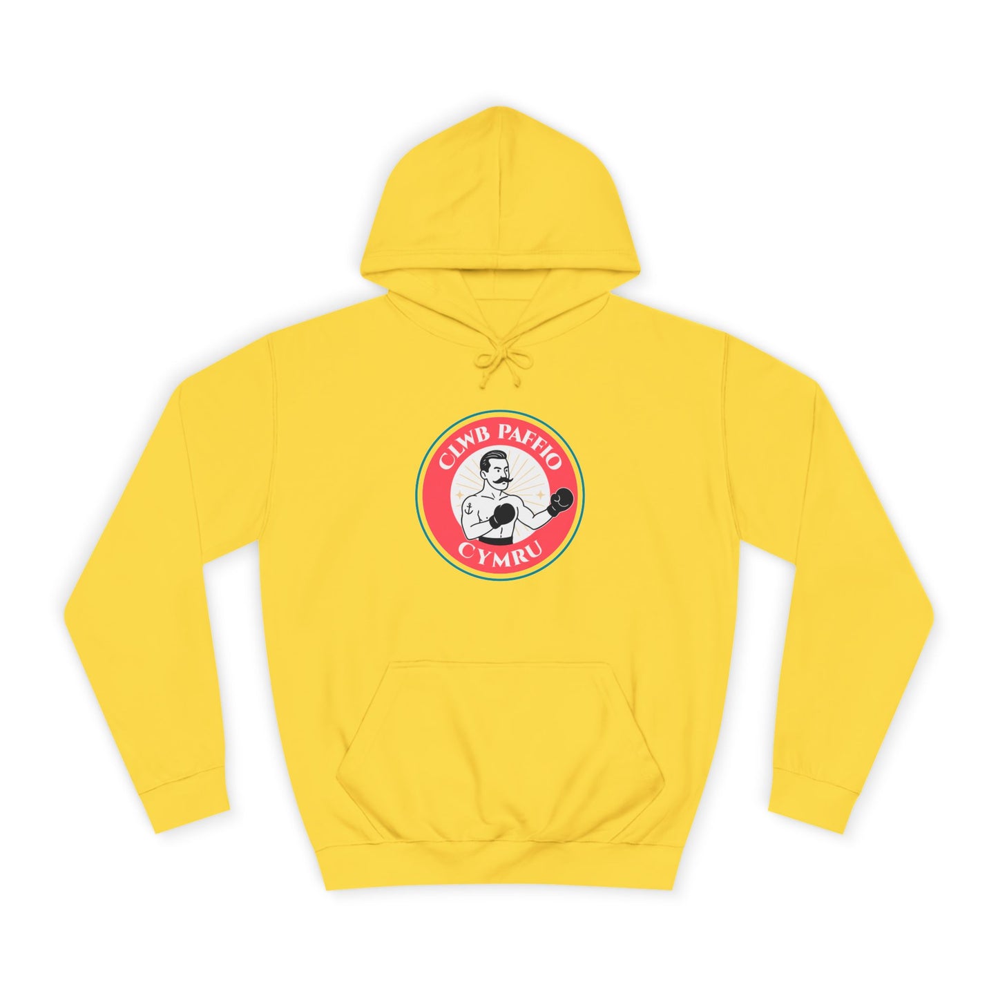 Clwb Paffio Cymru - Retro Boxing Unisex Hoodie