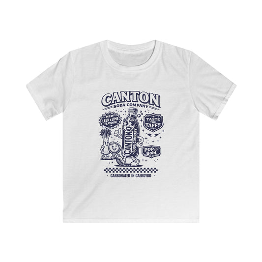 Kids Soda Pop T-Shirt - Canton Soda Co. Retro Bottle Design