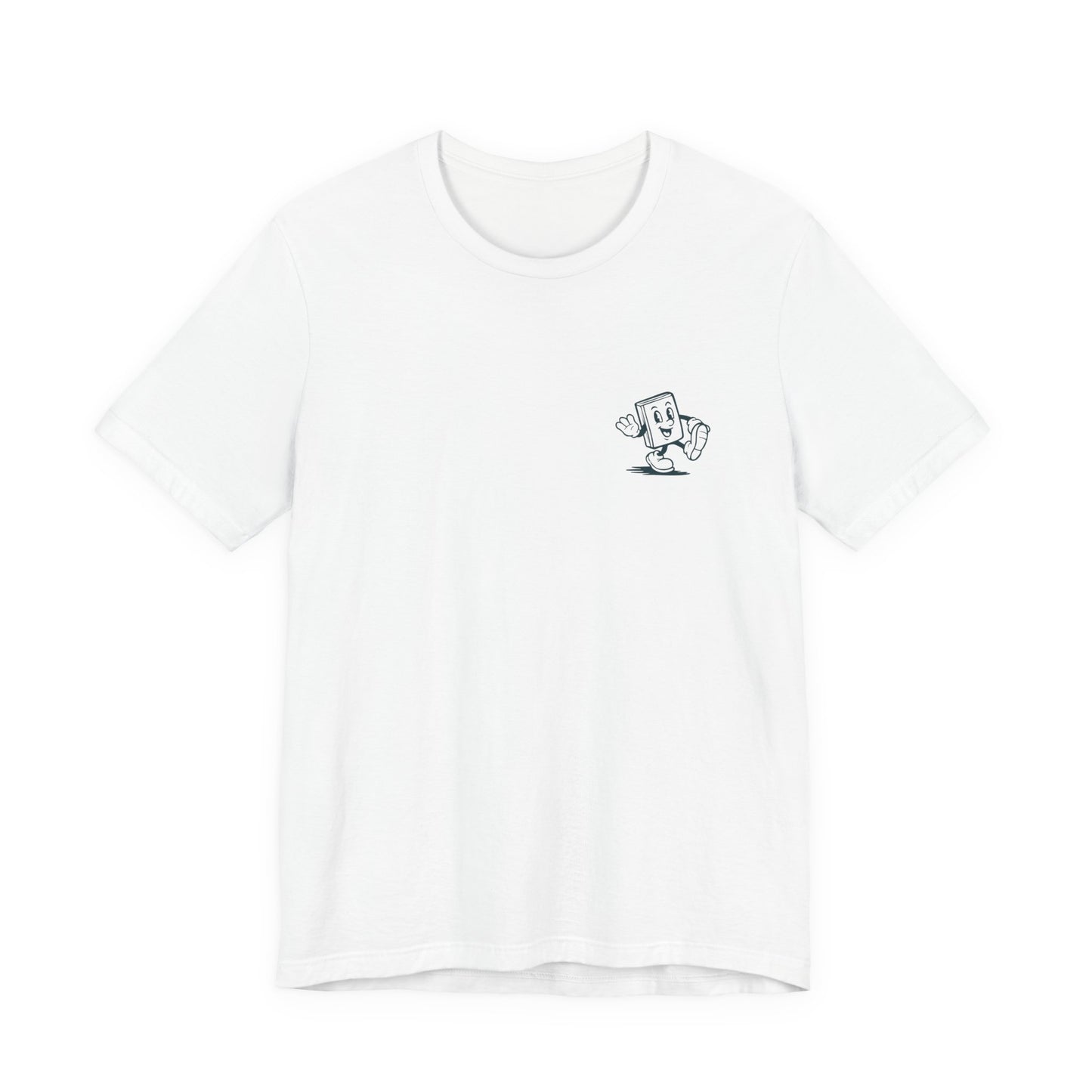 Hay-on-Wye Retro Book Double Sided T-Shirt (Unisex)