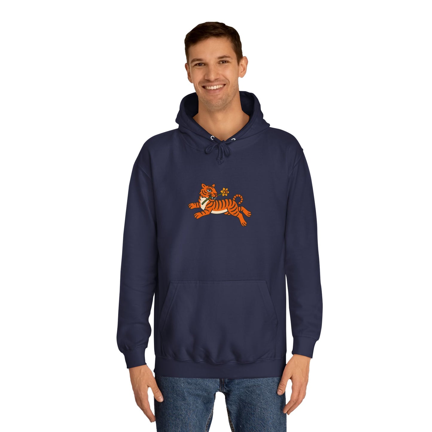 Vintage Tiger & Daffodil Unisex Hoodie