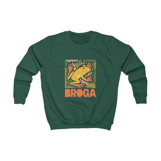 Kids 'Broga' Sweatshirt - Children's Frog Jumper