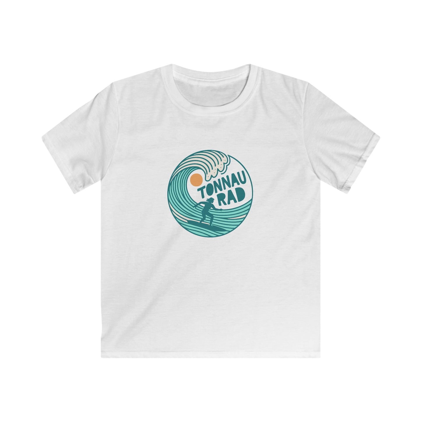 'Tonnau Rad' Kids Welsh Surf T-Shirt