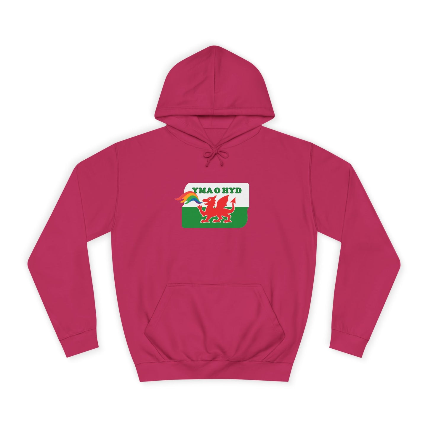 Pride Welsh Flag Hoodie (Unisex) - Yma O Hyd