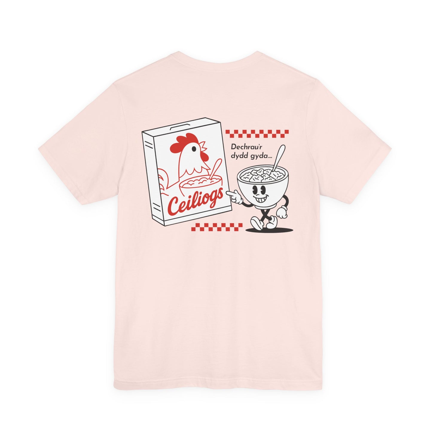 Ceiliogs Vintage Cereal Unisex T-shirt (Double Sided)