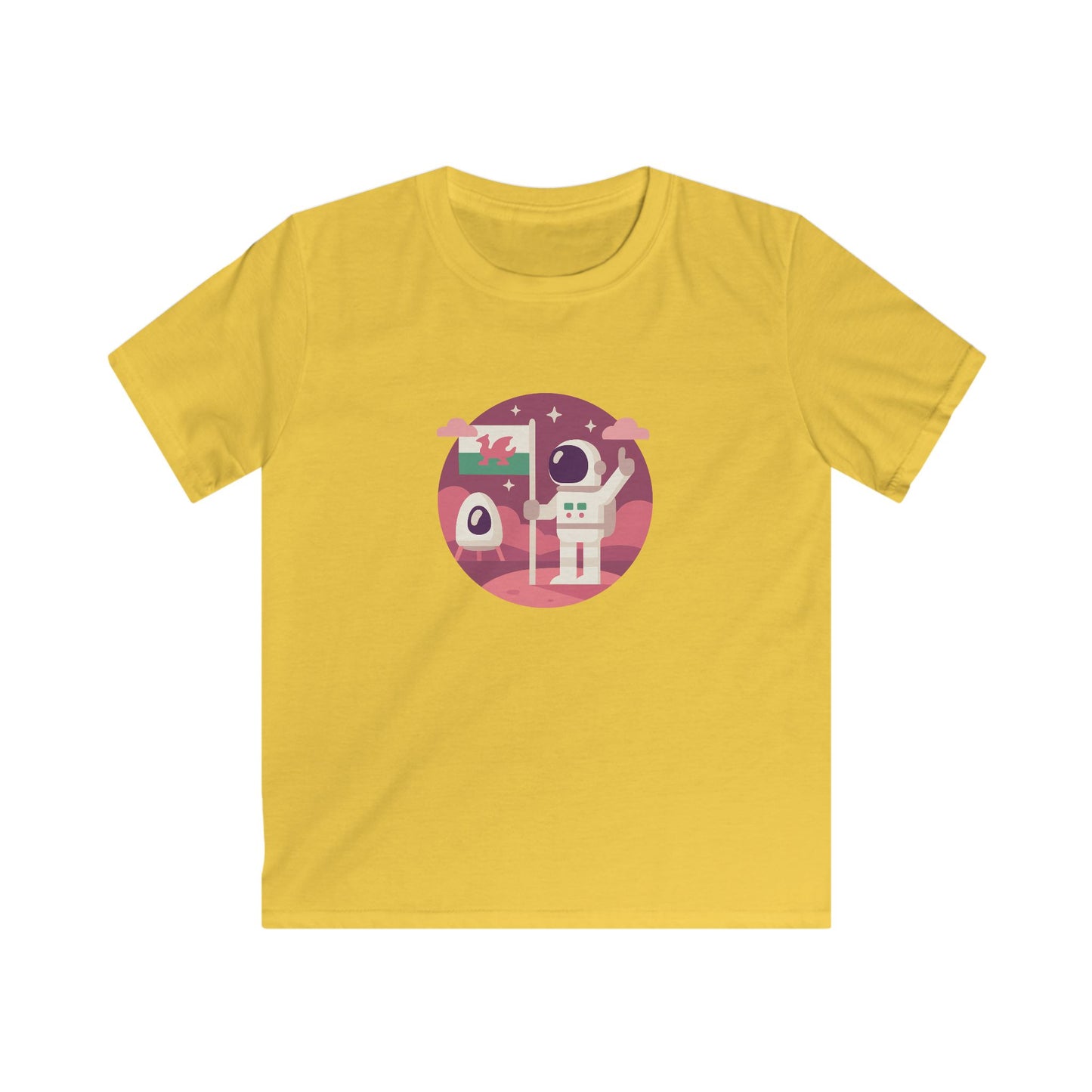 Welsh Astronaut Kids Space T-Shirt