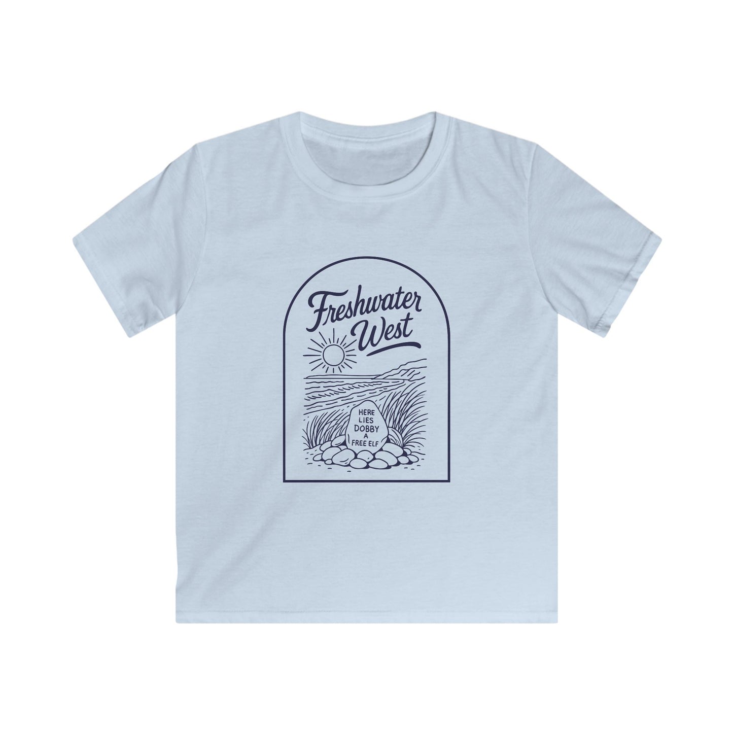 Freshwater West Kids Beach T-shirt - Harry Potter - Dobby's Grave Location