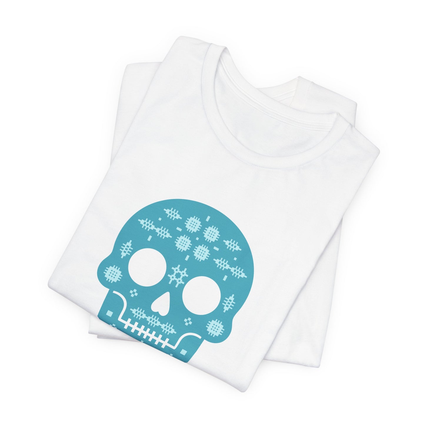 Welsh Tapestry Pattern Skull T-Shirt (Unisex)