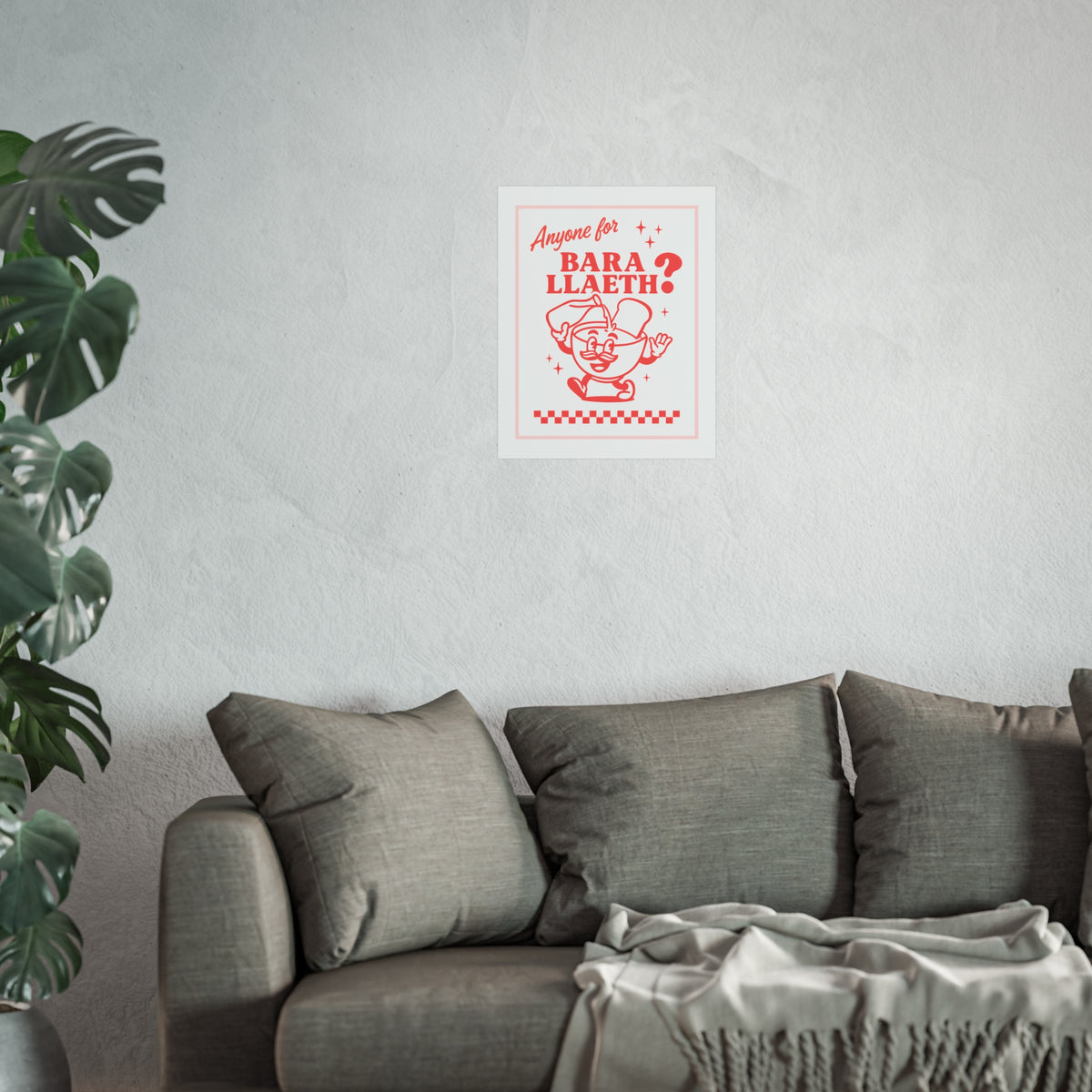 Retro 'Bara Llaeth' Fine Art Poster
