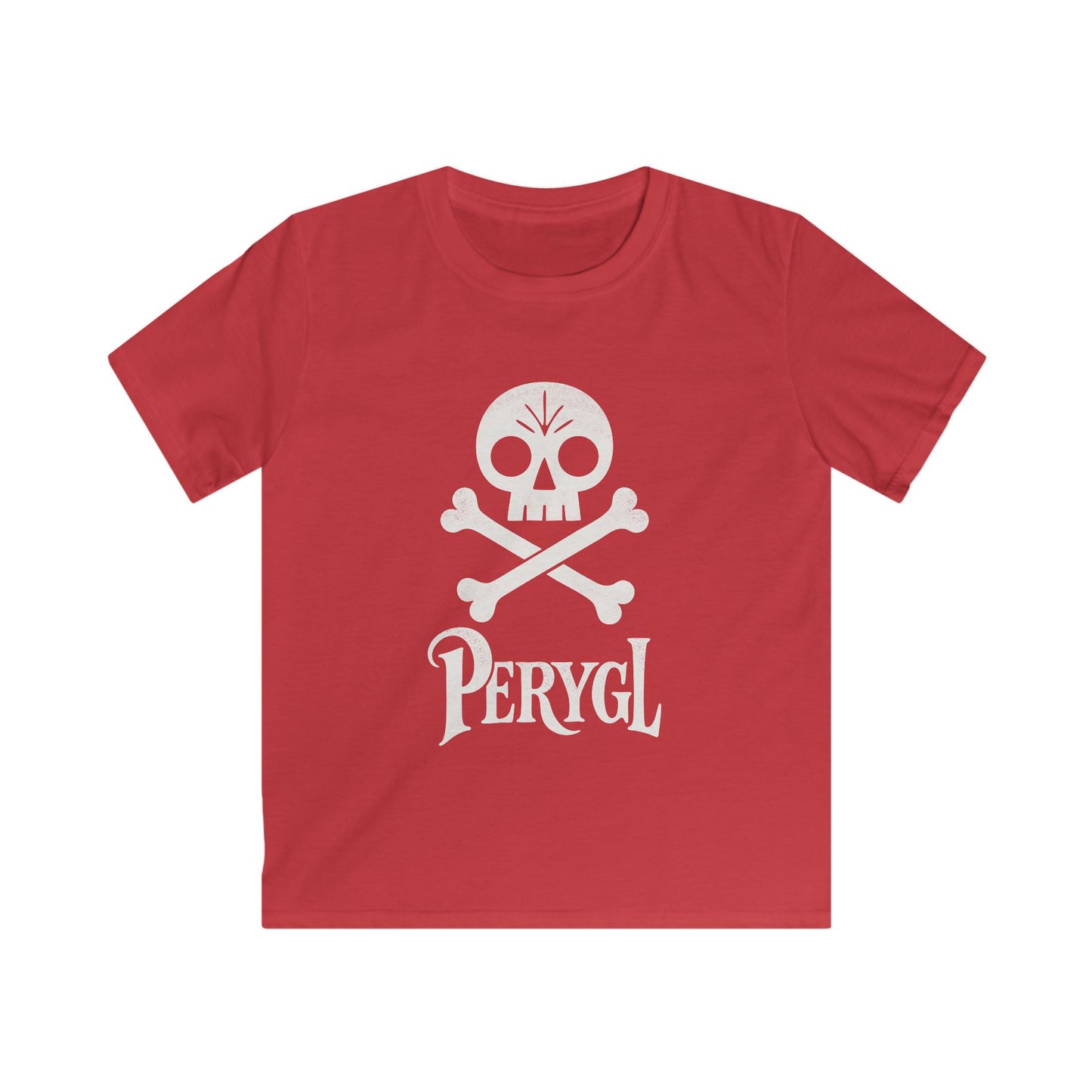 Kids Pirate 'Perygl' T-Shirt — Vintage Skull & Crossbones