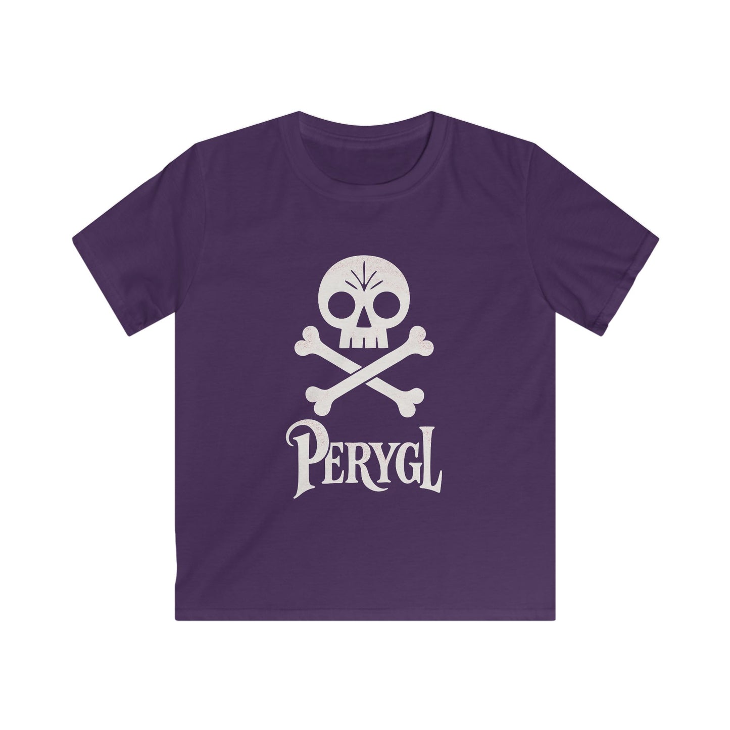 Kids Pirate 'Perygl' T-Shirt — Vintage Skull & Crossbones