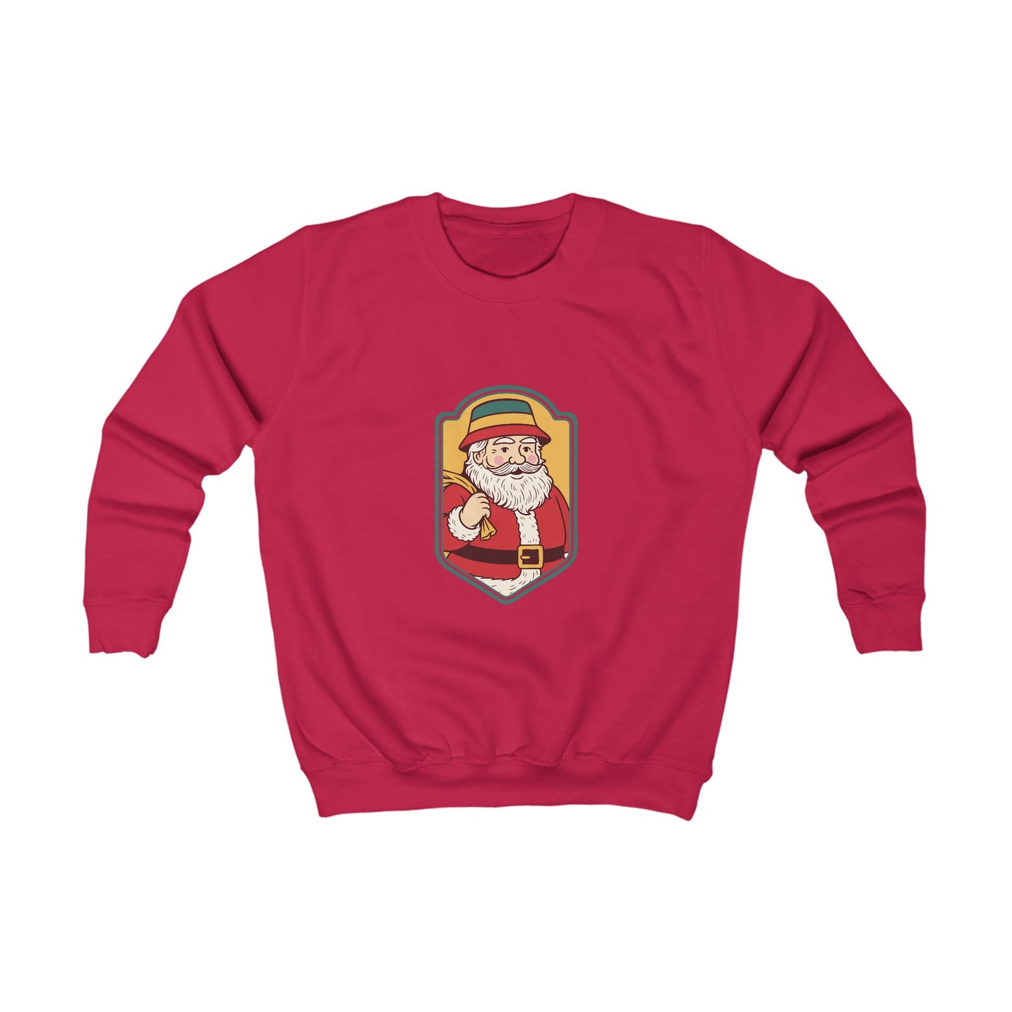 Kids Welsh Bucket Hat Santa Christmas Jumper
