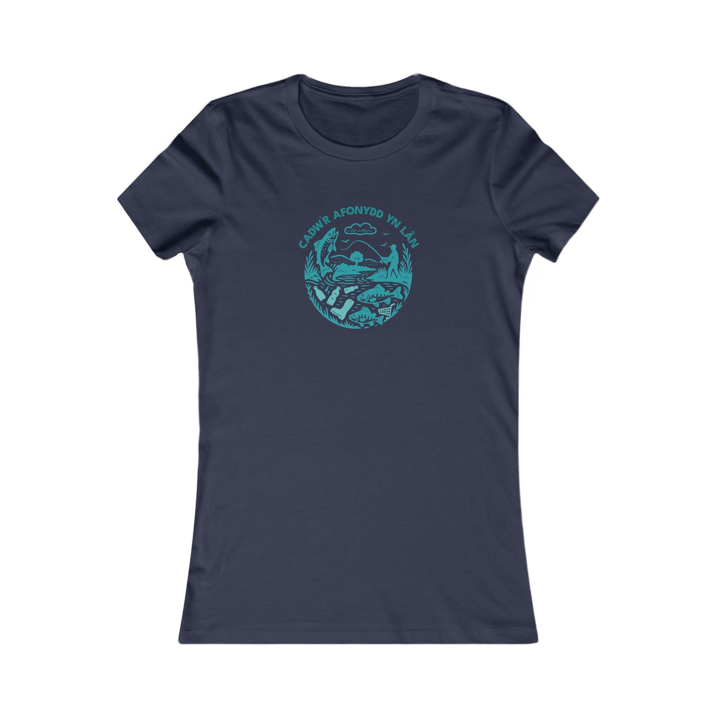Women's Conservation Tee — 'Cadw'r Afonydd Yn Lan'