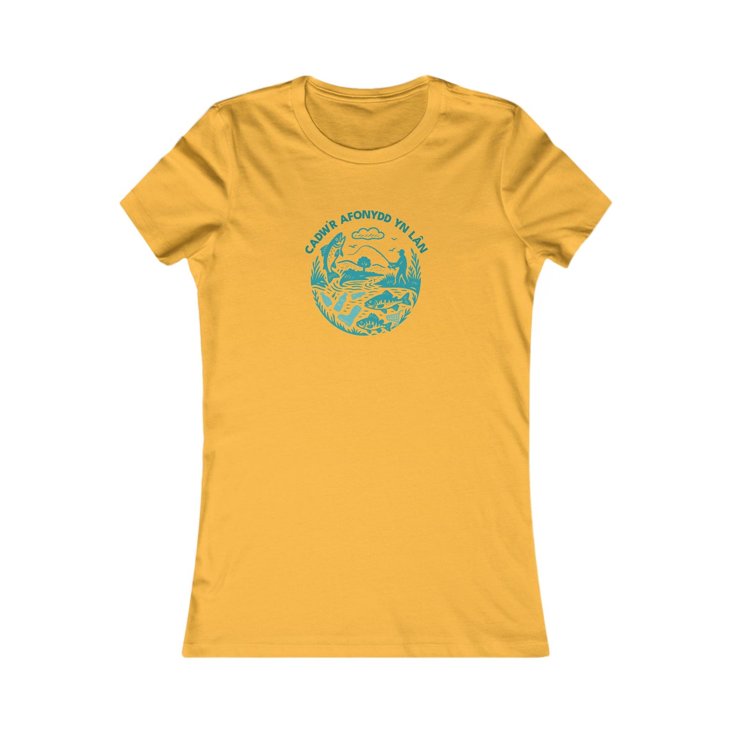 Women's Conservation Tee — 'Cadw'r Afonydd Yn Lan'