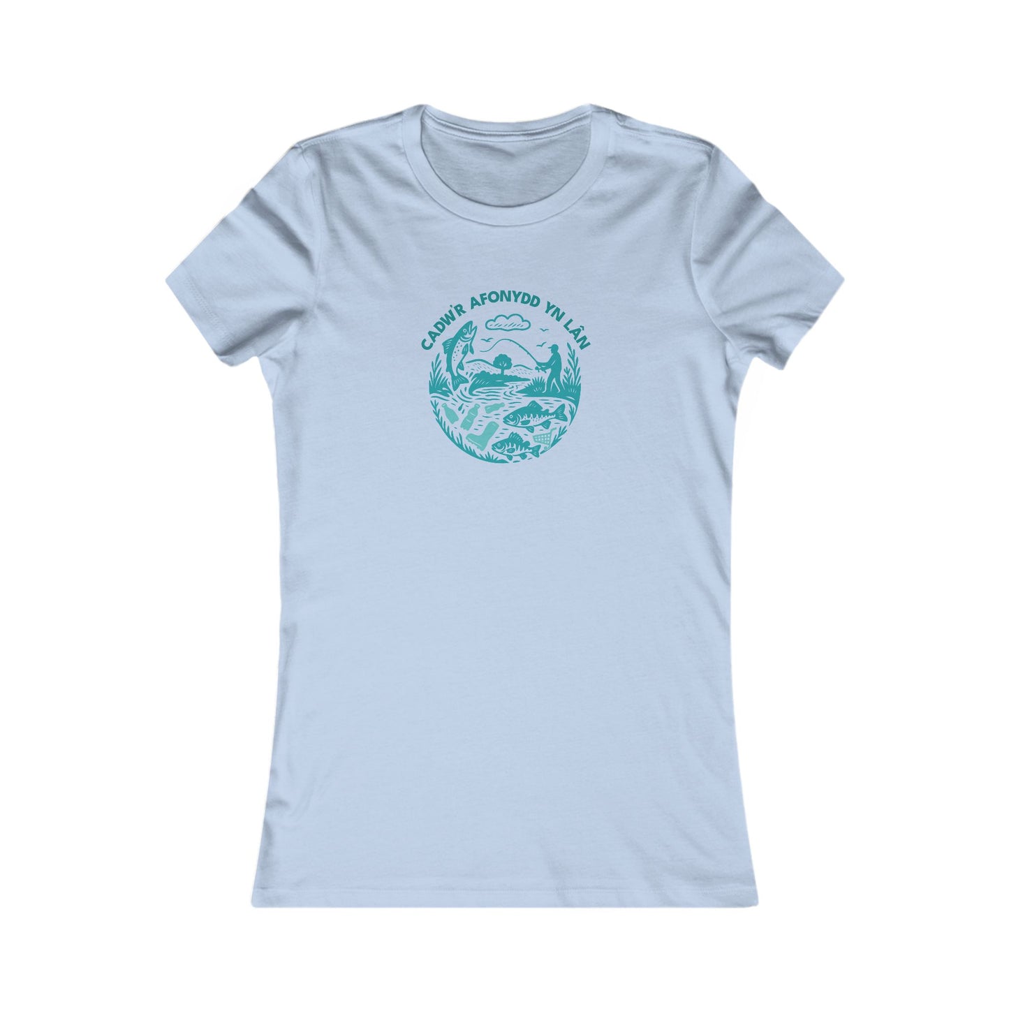 Women's Conservation Tee — 'Cadw'r Afonydd Yn Lan'