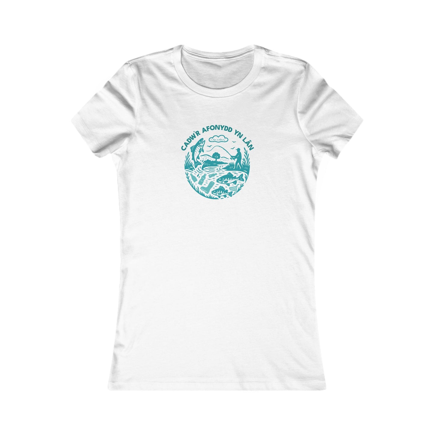 Women's Conservation Tee — 'Cadw'r Afonydd Yn Lan'