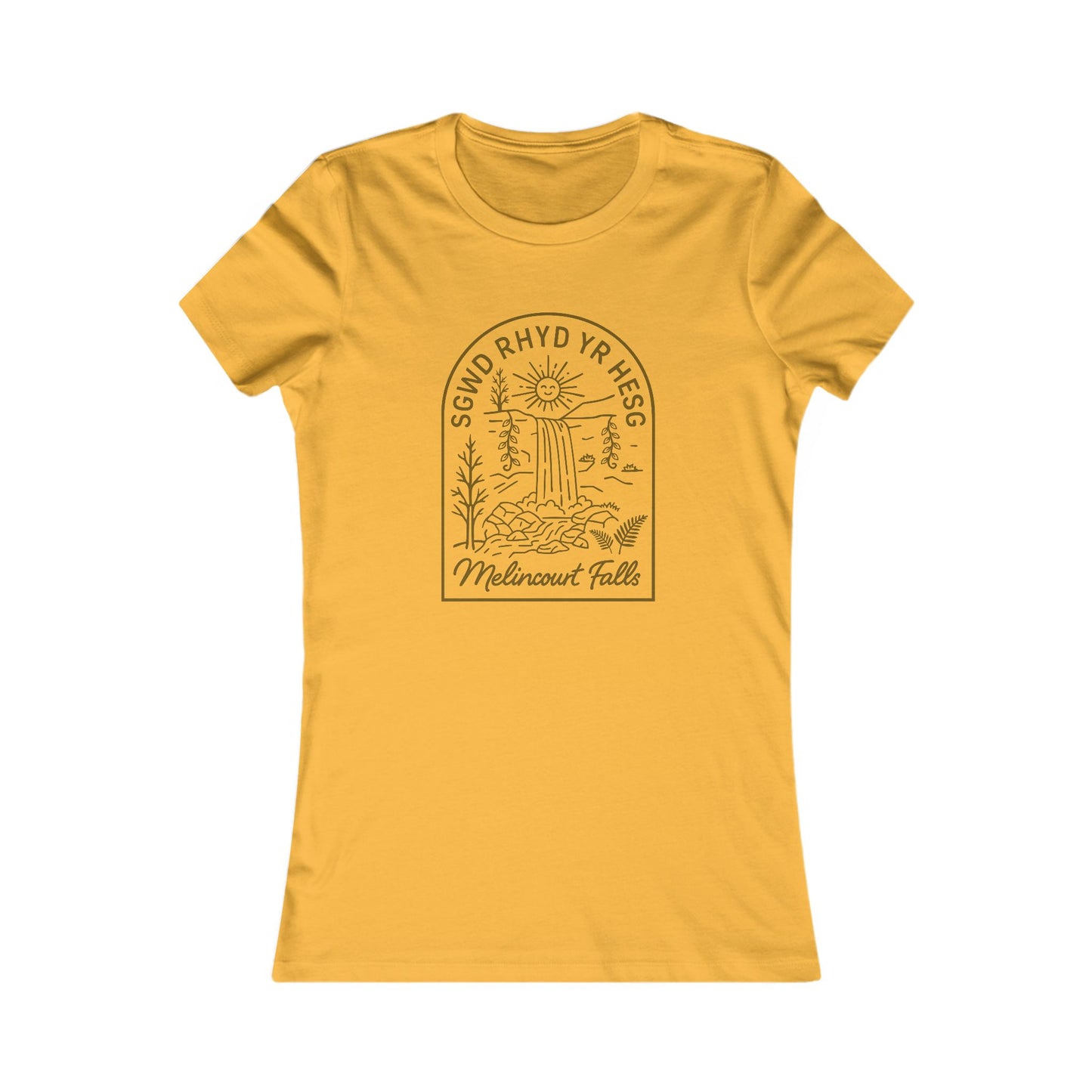 Women's Melincourt Falls Tee - 'Sgwd Rhyd Yr Hesg'