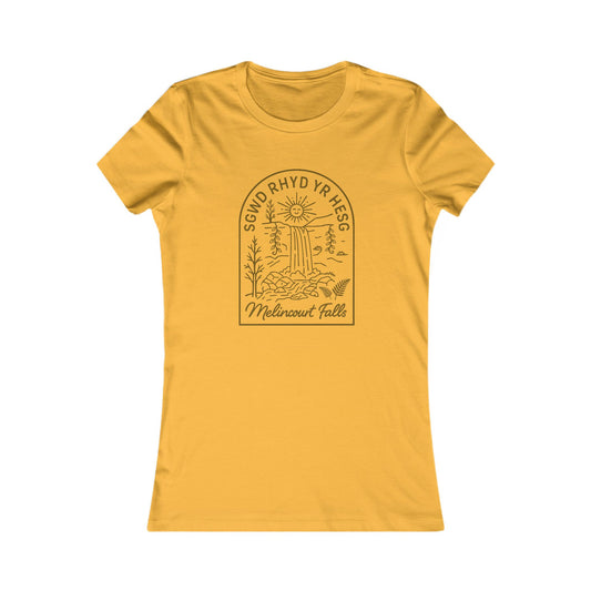 Women's Melincourt Falls Tee - 'Sgwd Rhyd Yr Hesg'