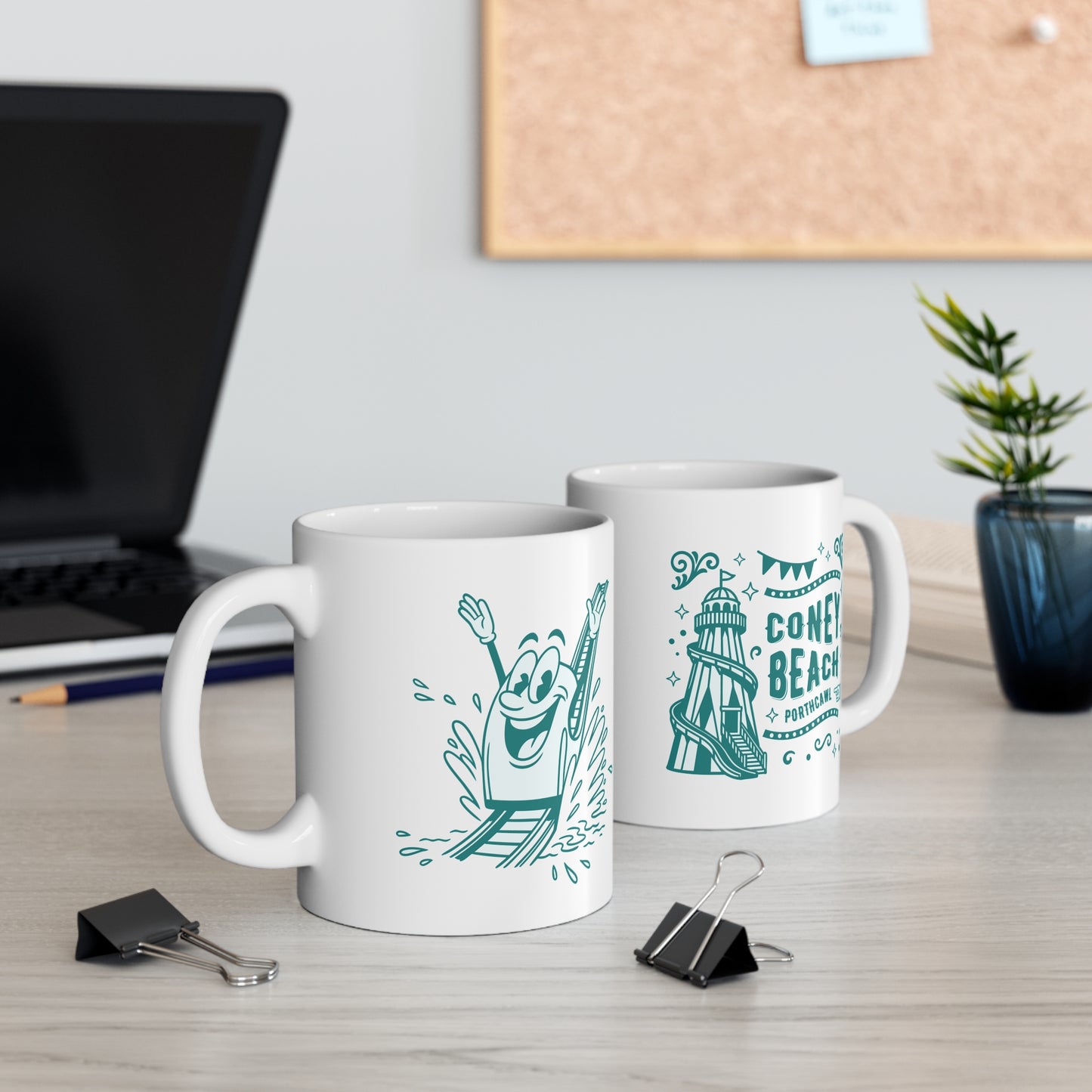 Coney Beach Vintage Mug