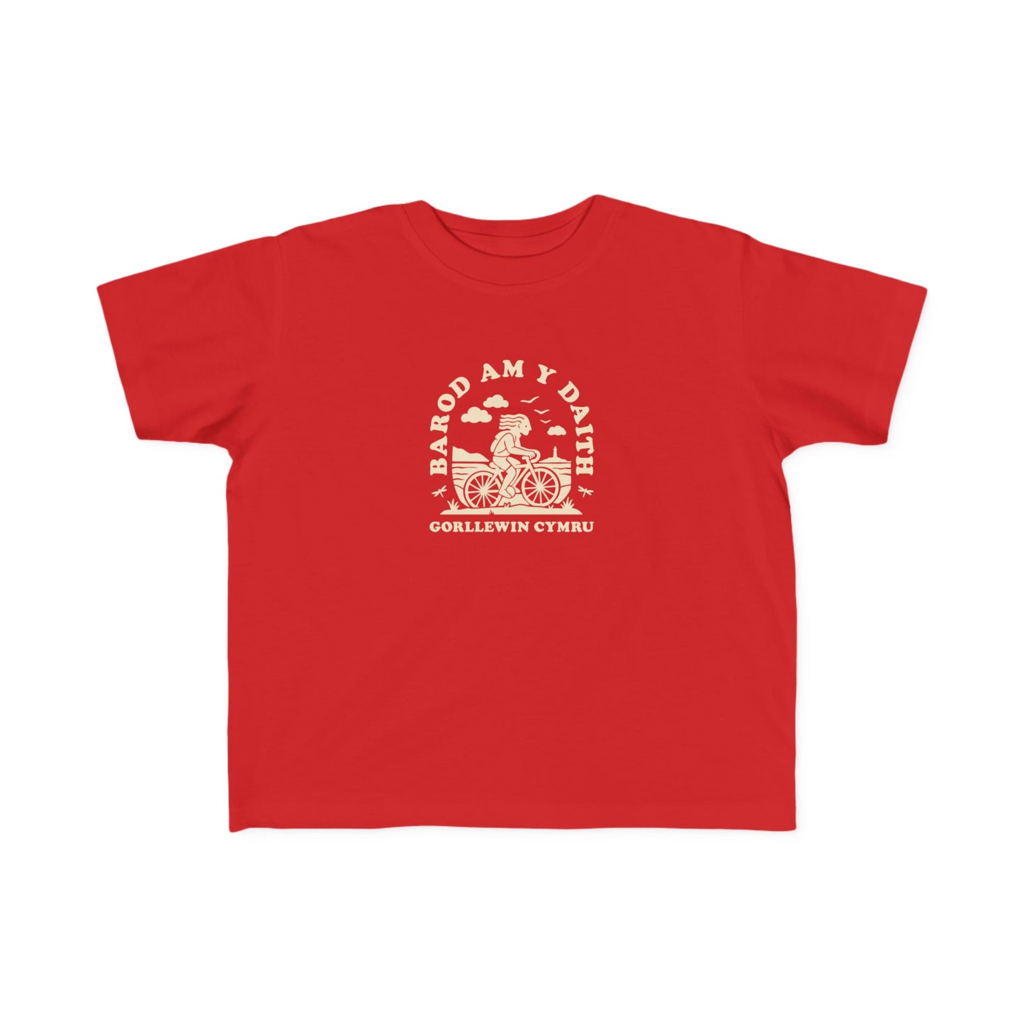 Toddler West Wales T-Shirt - 'Barod Am Y Daith'