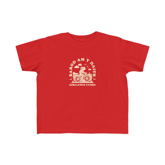 Toddler West Wales T-Shirt - 'Barod Am Y Daith'