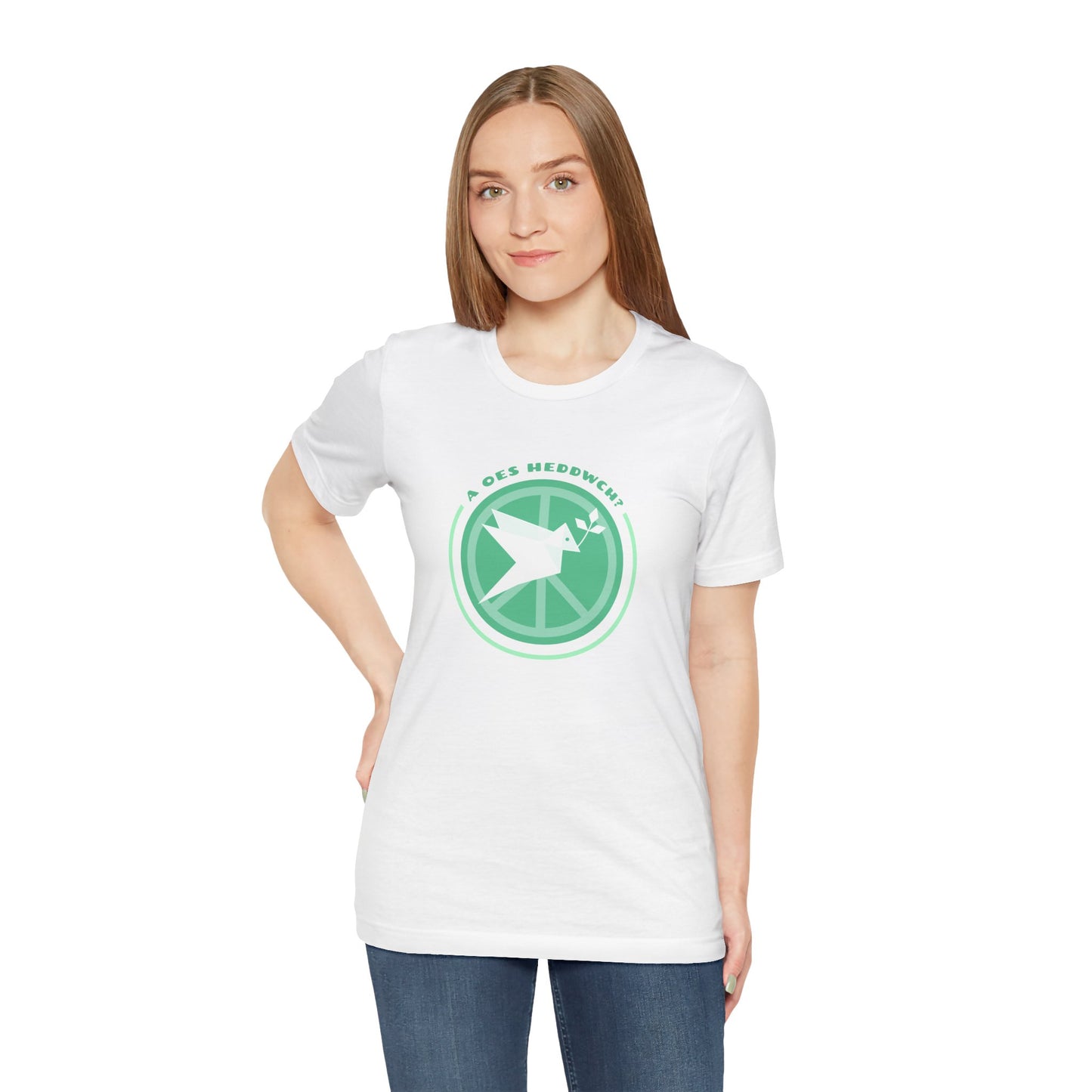 'A Oes Heddwch?' - Peace Dove Graphic Tee (Unisex)