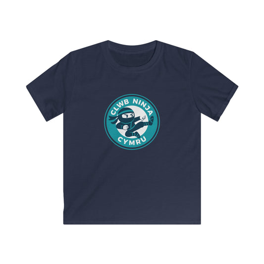 Kids Ninja T‑Shirt – Clwb Ninja Cymru - Cute Martial Arts Tee for Boys & Girls