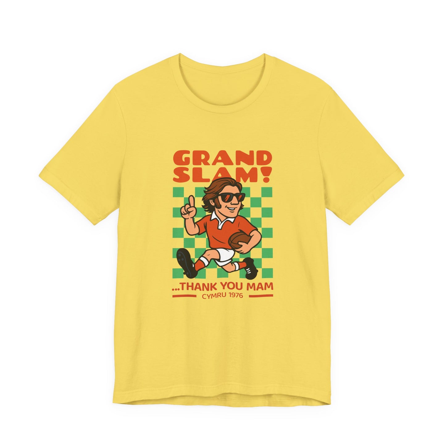 Vintage Wales 1976 Grand Slam Rugby T-shirt (unisex) - Retro Rugby Tee