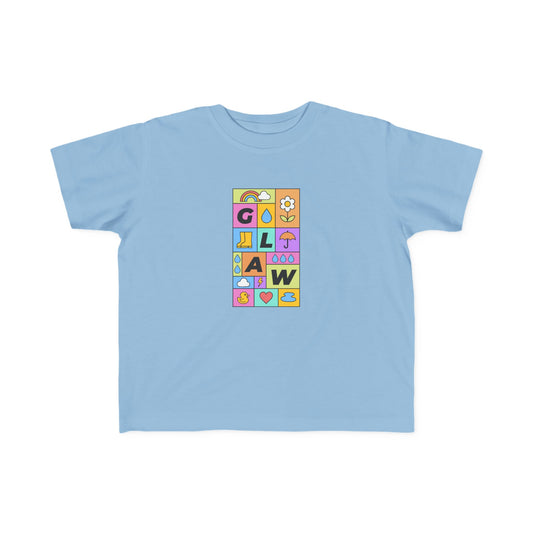 Toddler 'Glaw' T-Shirt - Colorful Rain Tee