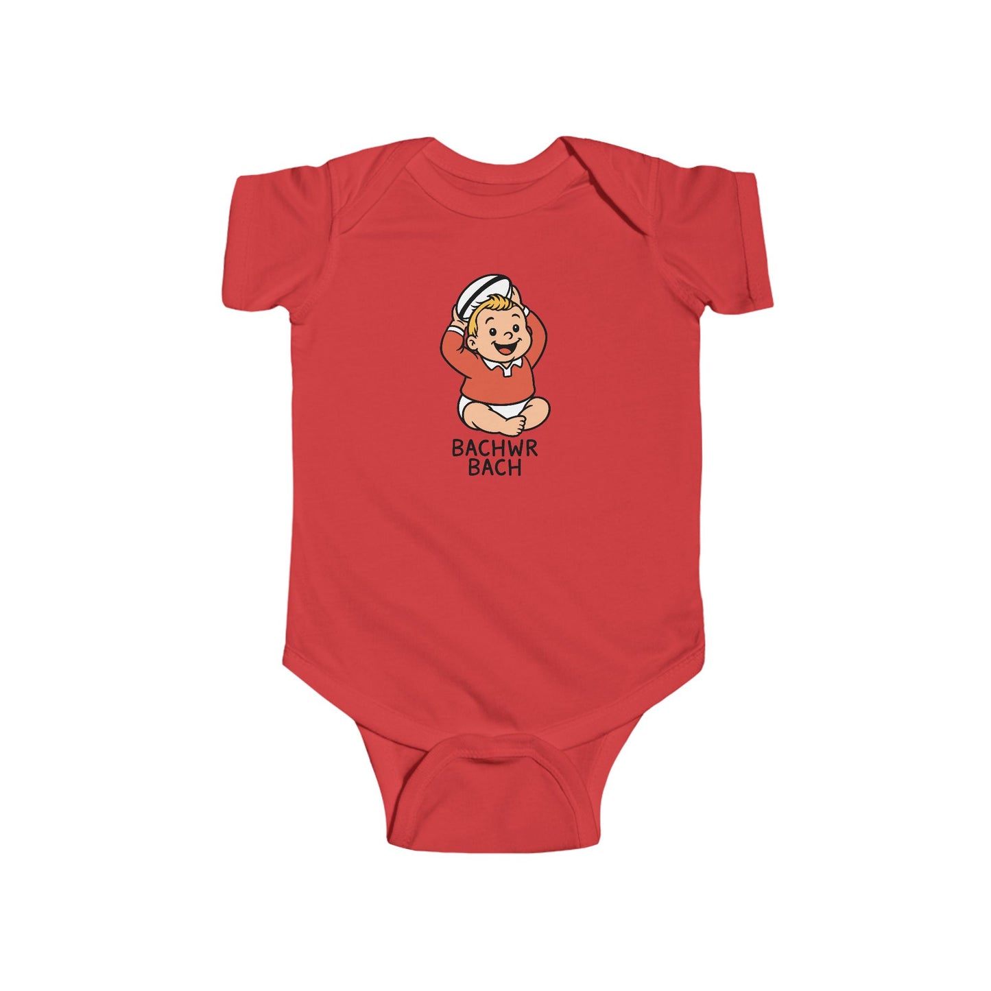 Infant Welsh Rugby Bodysuit - "Bachwr Bach"