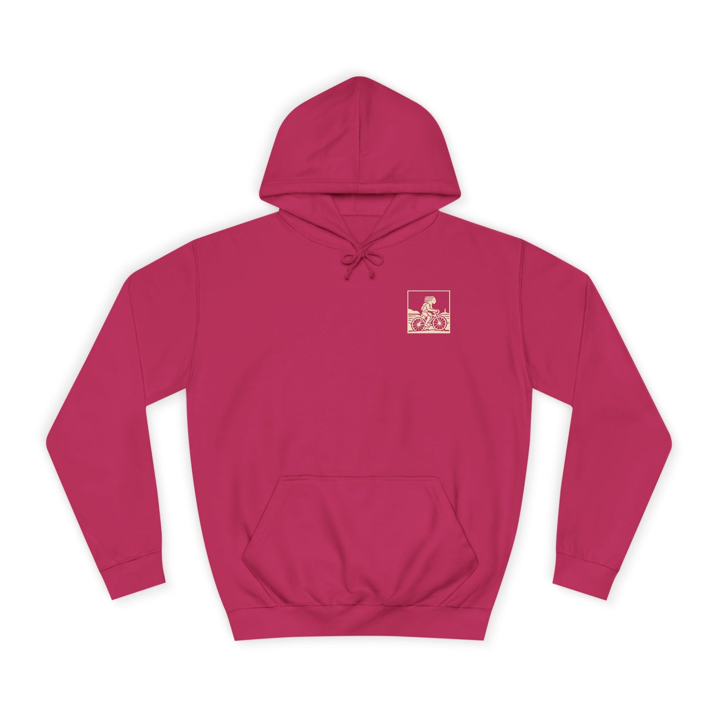 West Wales Cycling Unisex Hoodie - 'Barod Am Y Daith' (Double Sided)