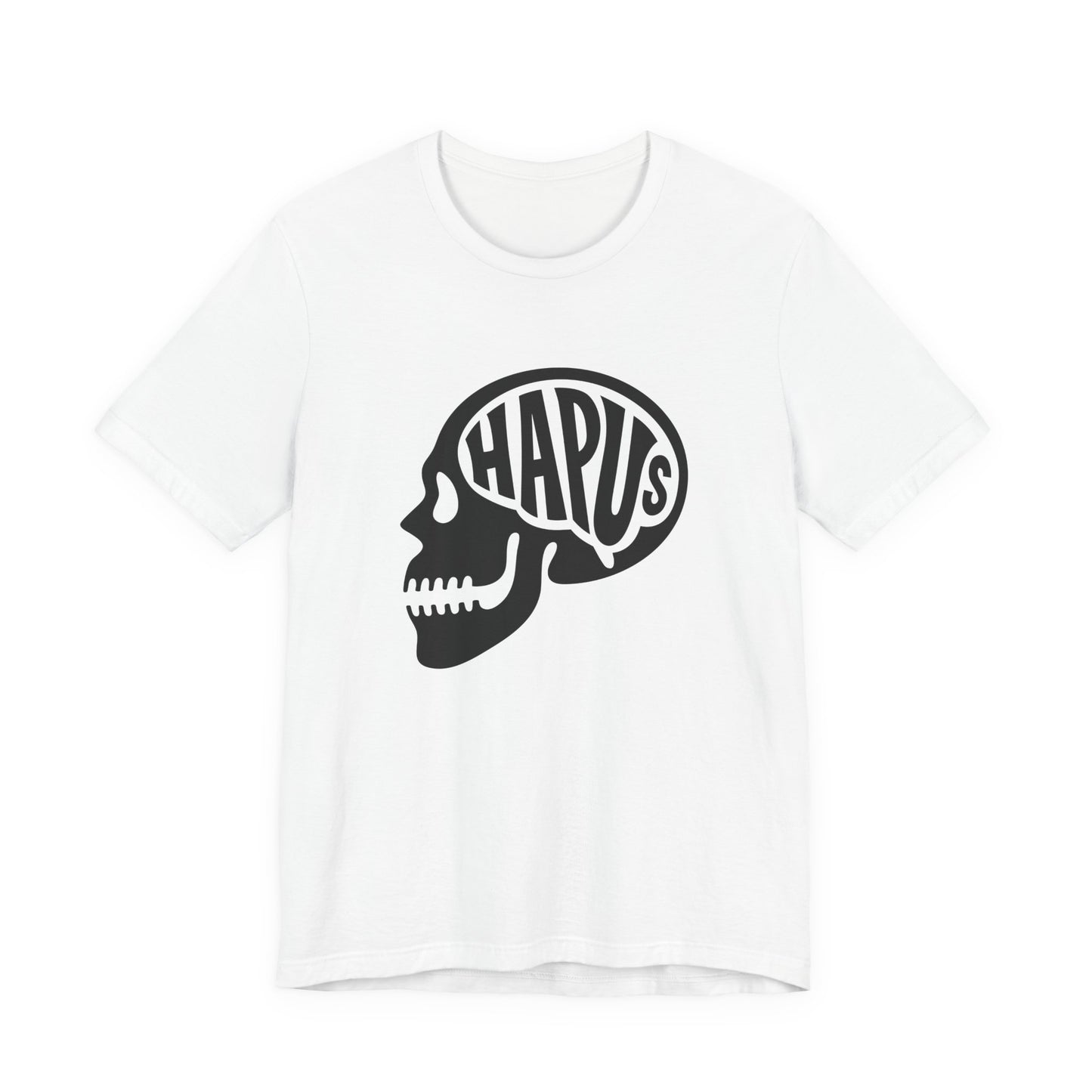 Hapus Skull Graphic Tee - Happy Brain Welsh T‑Shirt