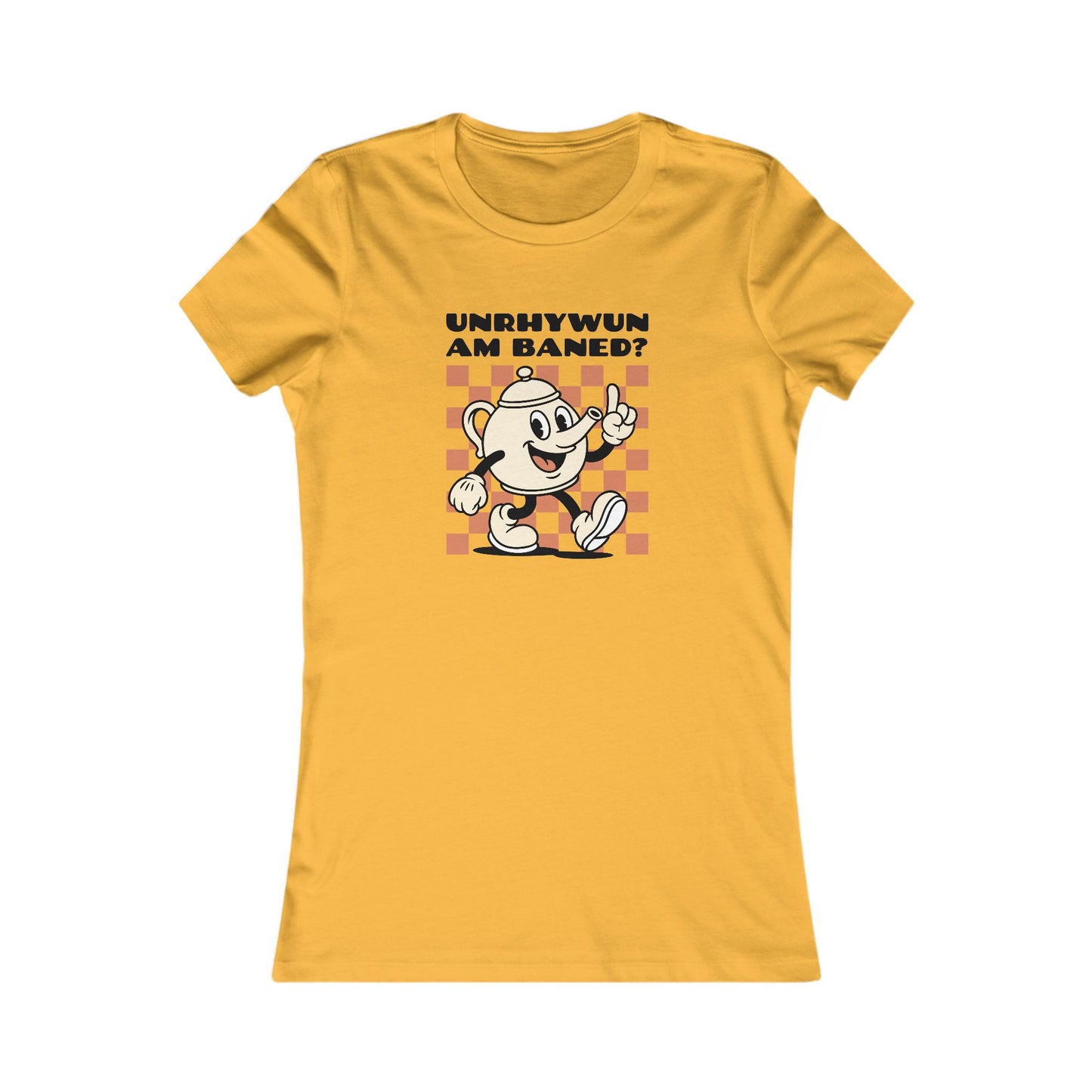 Women's Vintage Tea Tee - Unrhywun Am Baned?